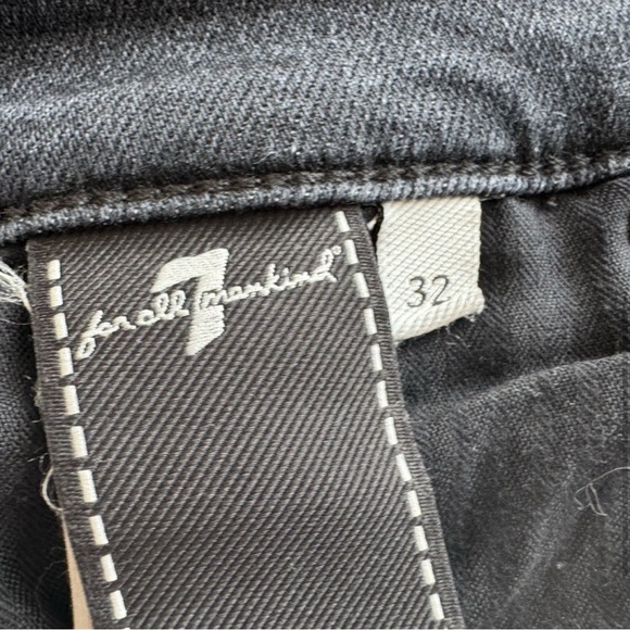 7 for All Mankind Luxe Vintage Honest  high waist skinny ankle stretch US 32 - Picture 5 of 6